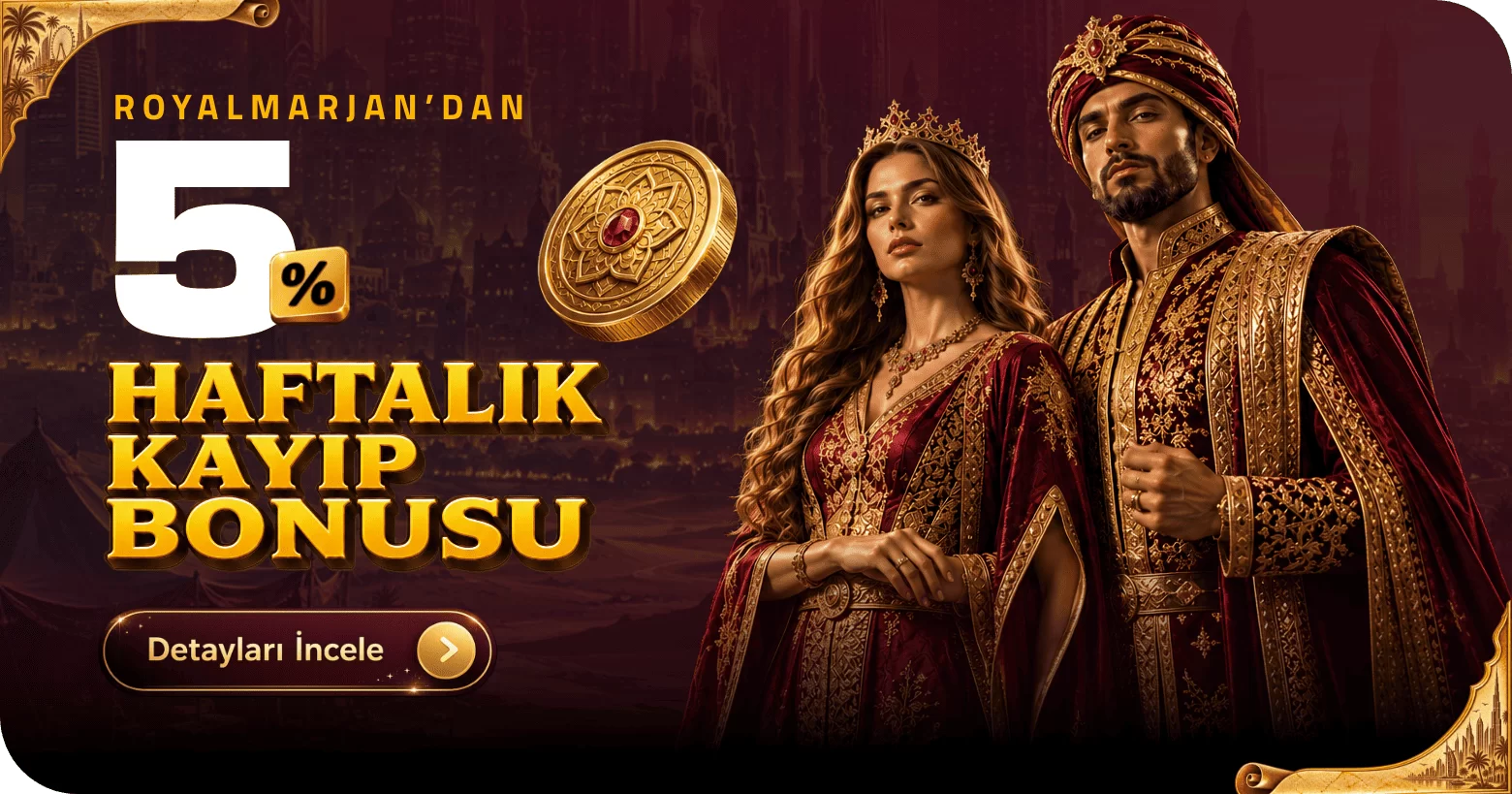 Royal Marjan TR, %5 Haftalık kayıp kampanyası